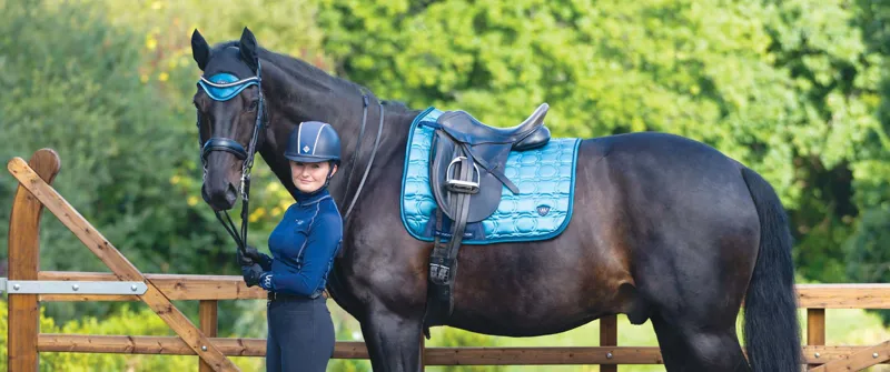 Woof Wear Performance Riding Shirt - Navy-2